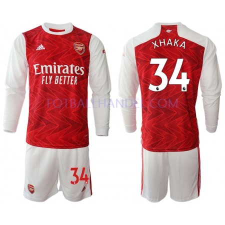 Barn Fotballdrakter Arsenal Granit Xhaka 34 Hjemme 2020-21 Langermet